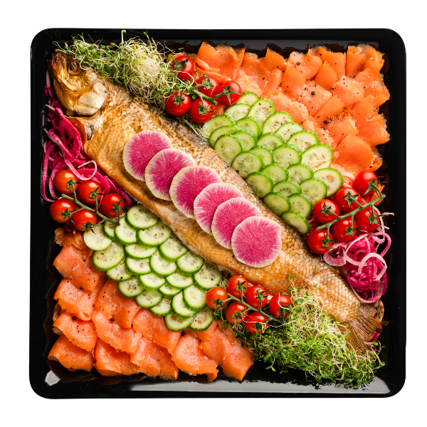 Lox And Smoked White Fish Platter