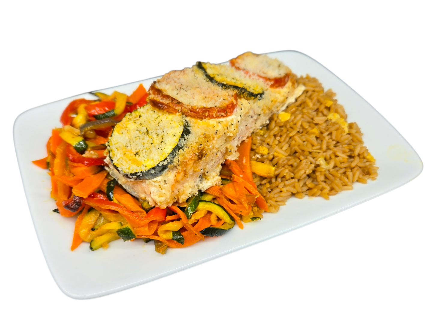 Baked Salmon Plate